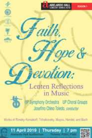 UP’s Faith, Hope & Devotion (Lenten Reflections In Music)